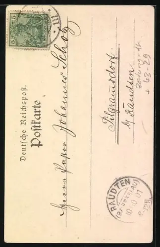 Zeitungs-AK Berlin, Königsplatz, Zeitung Berliner Lokal-Anzeiger