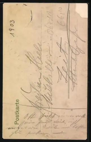 AK Zeitz, Partie in der Thurmstrasse