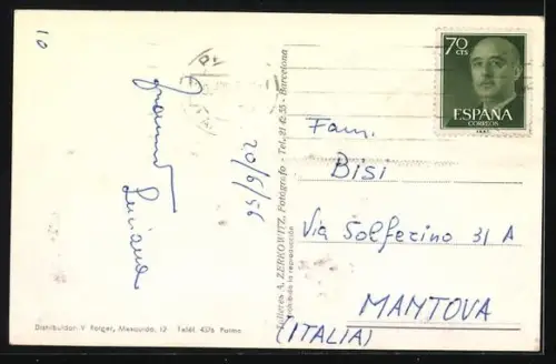 AK Palma de Mallorca, La Catedral desde el Terreno