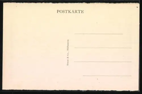 AK Mülhausen, Sprengung der Übergangsbrücke auf der Strasse Mülhausen-Rixheim