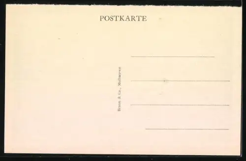 AK Mulhouse-Mülhausen, Die Hasenrainbrücke nach der Sprengung