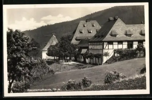 AK Bad Flinsberg /Isergeb., Die Kesselschlossbaude