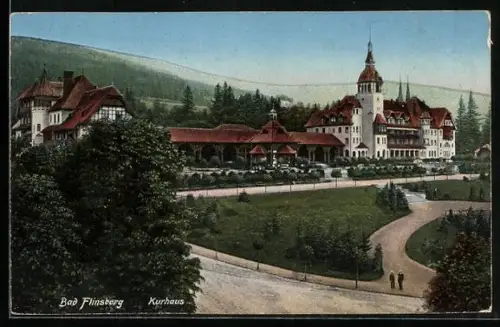 AK Bad Flinsberg, Blick auf das Kurhaus