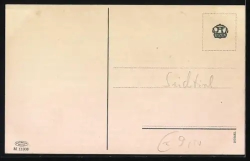 AK Franzensfeste, Gesamtansicht mit Bahnhof und Plose