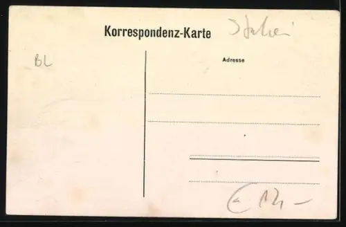 AK Landro /Ampezzotal, Strassenpartie mit Kapelle