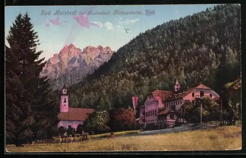 AK Niederdorf /Pustertal, Bad Maistadt