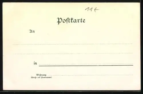 AK Dackel und Fuchs jaulen im Wald