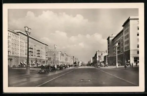 AK Berlin, Stalinallee, Panorama