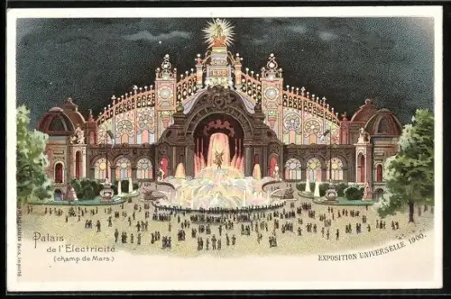 AK Paris, Exposition universelle de 1900, Palais de l`Electricite