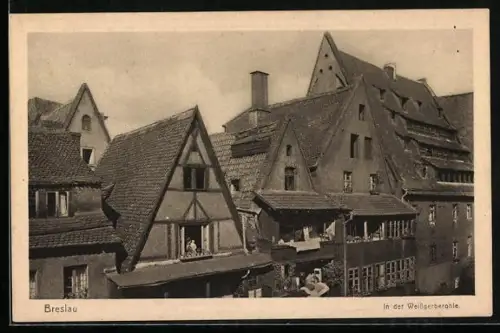 AK Breslau, Ansicht der Weissgerberohle