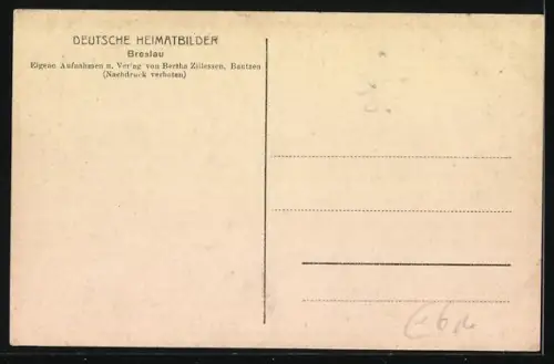 AK Breslau, Ansicht der Weissgerberohle
