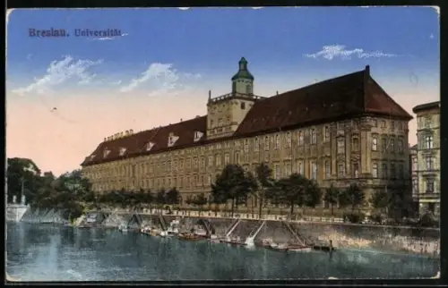 AK Breslau, Blick auf die Universität