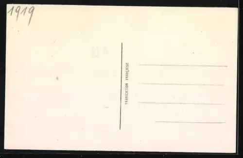 AK Paris, Fêtes de la Victoire, Mr. Poincaré remet les fourragéres d`honneur