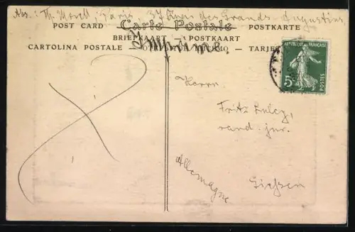 AK Paris, Au Bon Marché, Salon de Lecture