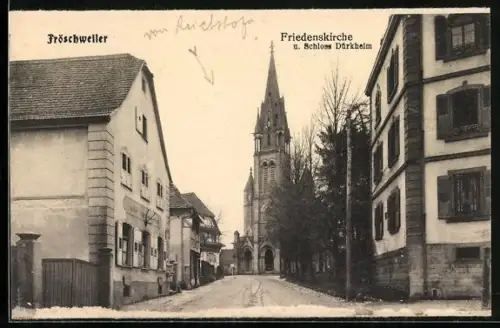 AK Fröschweiler, Friedenskirche und Schloss Dürkheim