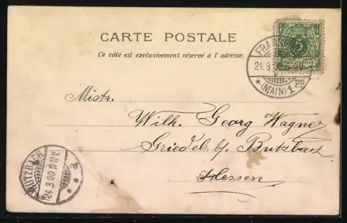 Lithographie Paris, Exposition universelle de 1900, Le Trocadéro