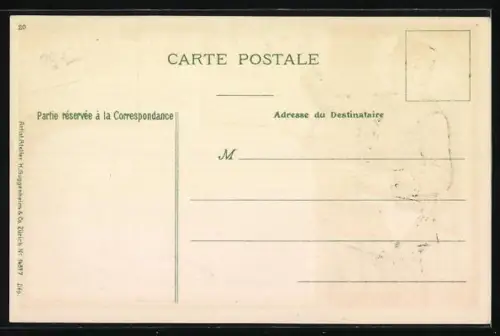 AK Paris, Arc de Triomphe de la Victoire, Briefmarken und Briefträger