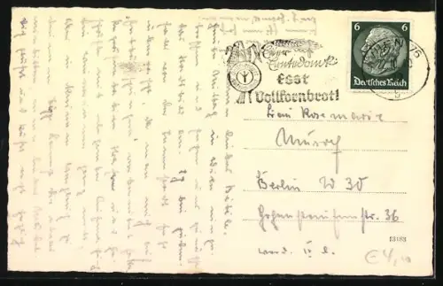 AK Wien, Kärntnerstrasse mit Brunnen, von oben gesehen