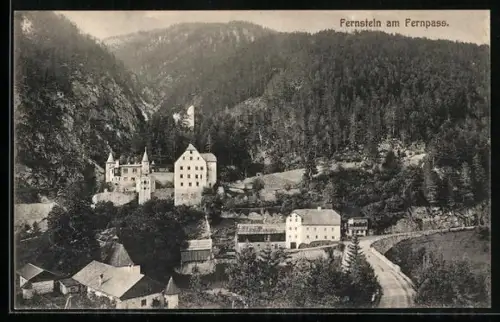 AK Fernstein am Fernpass, Bergpanorama Gasthof Fernpass