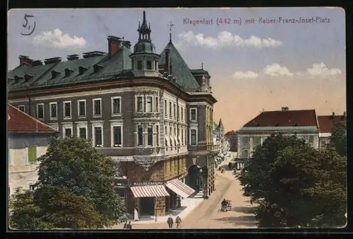 AK Klagenfurt, Kaiser-Franz-Josef-Platz