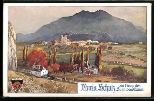AK Deutscher Schulverein NR. 453: Maria Schutz, Panorama