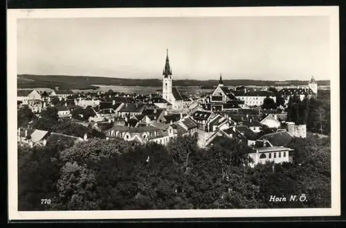 AK Horn /N.-Ö., Blick über die Dächer