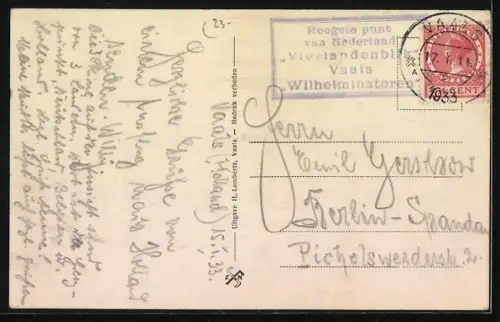 AK Vaals, Grenze, Drielandepunt Hoogste punt van Nederland