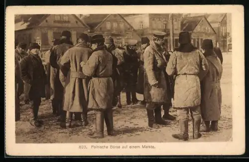 AK Russen auf der polnischen Börse auf dem Markt