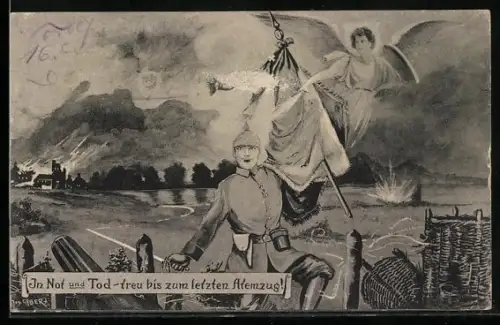 AK In Not und Tod Treu bis zum letzten Atemzug!, Soldat und Engel