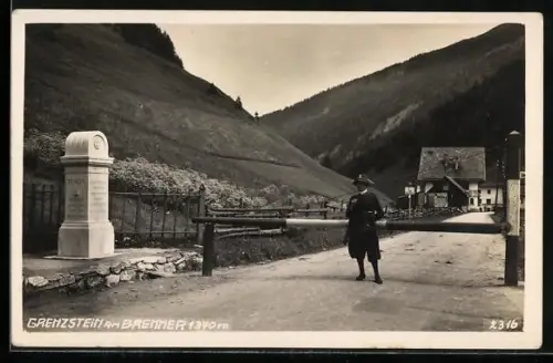 AK Grenzstein am Brenner, Zöllner