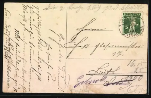 AK Wald /ZH, Blick auf das Primarschulhaus