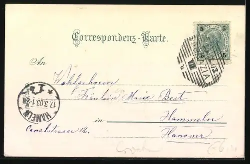 AK Abbazia / Opatija, Gesamtansicht mit Volosca und Monte Maggiore