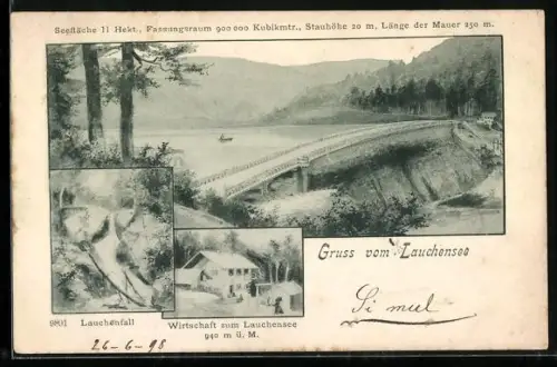 AK Lauchensee, See, Lauchenfall und Wirtschaft zum Lauchensee