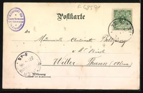 AK Lauchensee, See, Lauchenfall und Wirtschaft zum Lauchensee