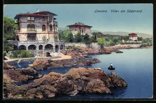 AK Lovrana, Villen am Südstrand