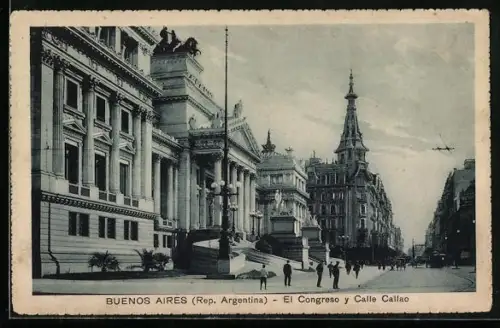 AK Buenos-Aires, Congreso y Calle Callao