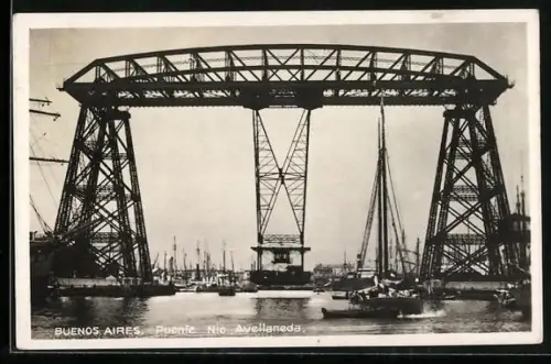 AK Buenos Aires, Puente Nic. Avellaneda