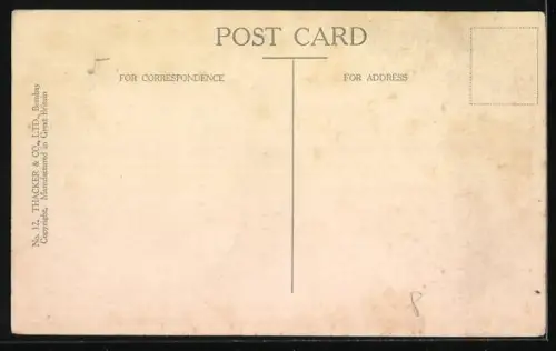 AK Bombay, Queen`s Statue, Esplanade Road