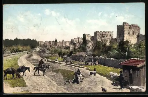 AK Constantinople, Les murs de Jèdikoulè