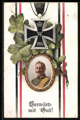 AK Gott wird mit uns und unserer gerechten Sache sein, Paul von Hindenburg