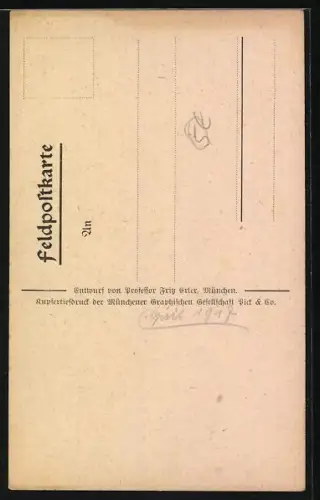 AK Soldat mit Gasmaske und Stahlhelm, Helft uns siegen - zeichnet Kriegsanleihe