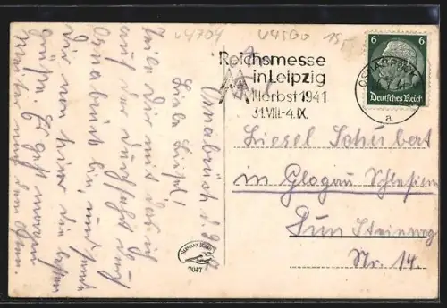 AK Osnabrück, Blick zum Hauptbahnhof