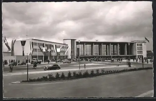 AK Heidelberg, Blick auf den Hauptbahnhof