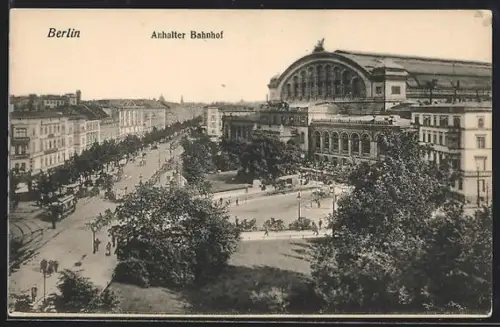 AK Berlin-Kreuzberg, Anhalter Bahnhof