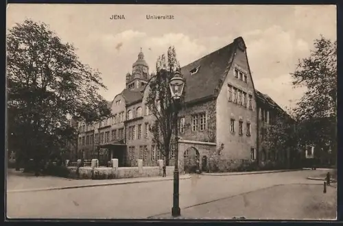 AK Jena, Ansicht des Universitätsgebäudes