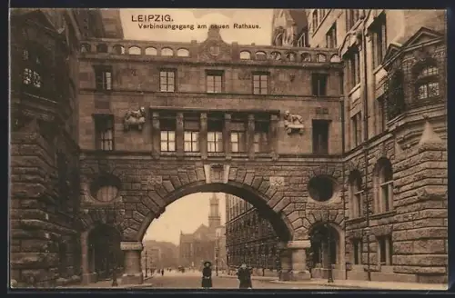 AK Leipzig, Verbindungsgang am neuen Rathaus
