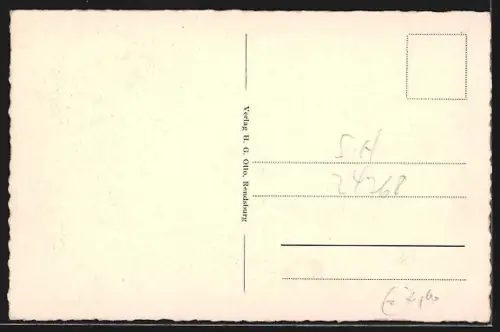 AK Rendsburg, Paradeplatz mit Leuten