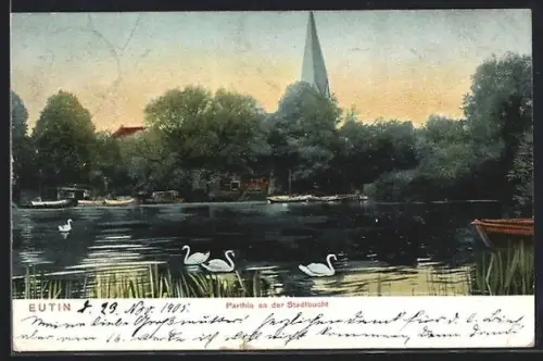 AK Eutin, Parthie an der Stadtbucht