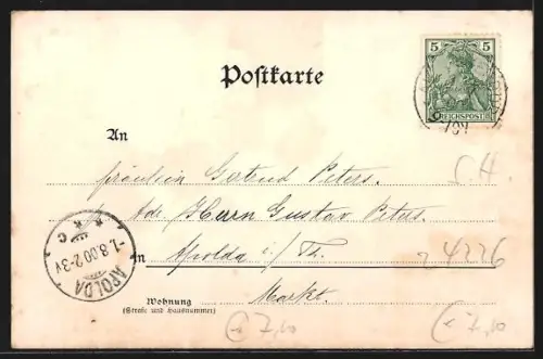 AK Ostseebad Möltenort, Ortsansicht von der See aus