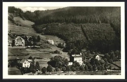 AK Manebach, Blick zum Kurhotel Conradshöhe